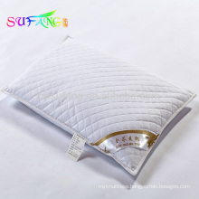 Buckwheat pillow/China supplier pure organic buckwheat pillow with piping for hotel/home use